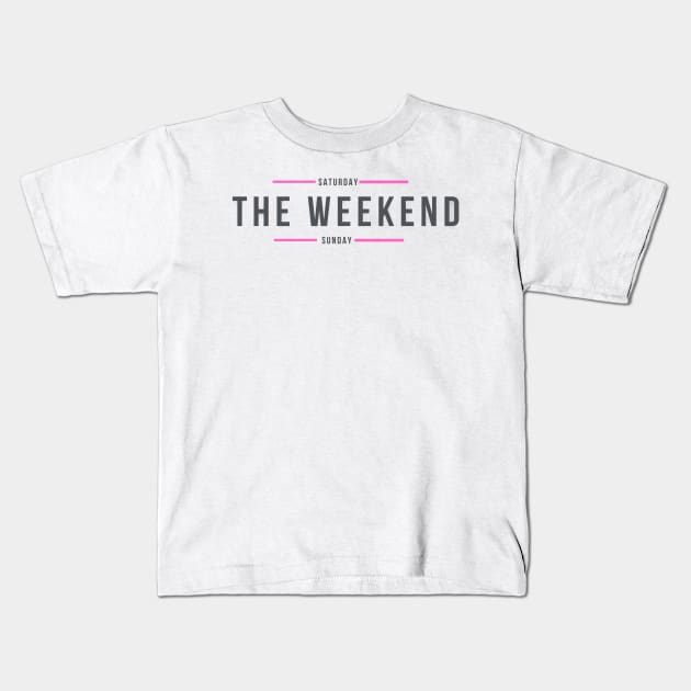 The Weekend logo Kids T-Shirt by GRKiT